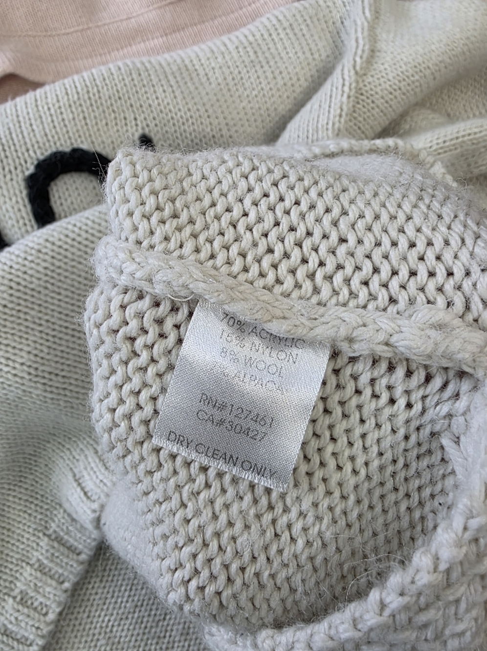 Wildfox  Knit wool & alpaca blend Sweater with Black Script - Picture 6 of 9